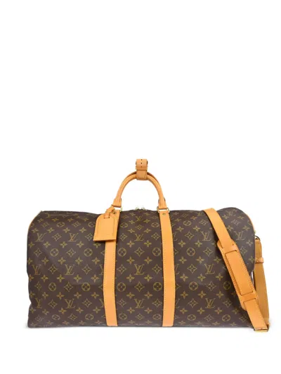 Pre-owned Louis Vuitton 1996 Monogram Shoulder Bag In Brown