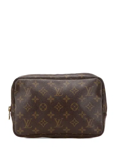 Pre-owned Louis Vuitton 1996 Monogram Trousse Toilette 23 Clutch Bag