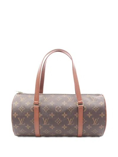 Pre-owned Louis Vuitton 1996 Papillon 30 Monogram Handbag In Brown