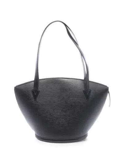 Louis Vuitton 1996 Saint-jacques Epi Shoulder Bag In Black