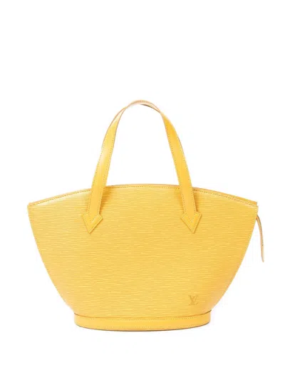 Pre-owned Louis Vuitton 1996 St. Jacques Pm Tote Bag In Yellow