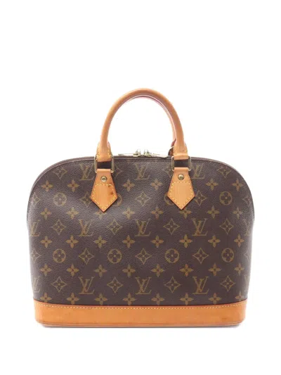 Pre-owned Louis Vuitton 1997 Alma Pm Monogram Handbag In Brown