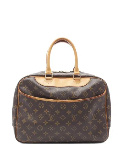 Pre-owned Louis Vuitton 1997 Deauville Handbag In Brown