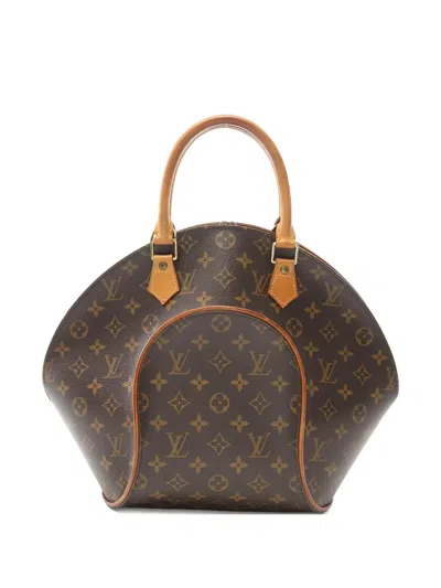 Pre-owned Louis Vuitton 1997 Ellipse Mm Monogram Tote Bag In Brown