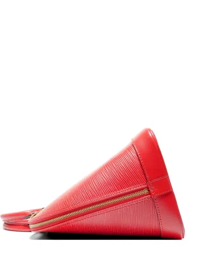 Pre-owned Louis Vuitton 1997 Epi Alma Handbag In Red