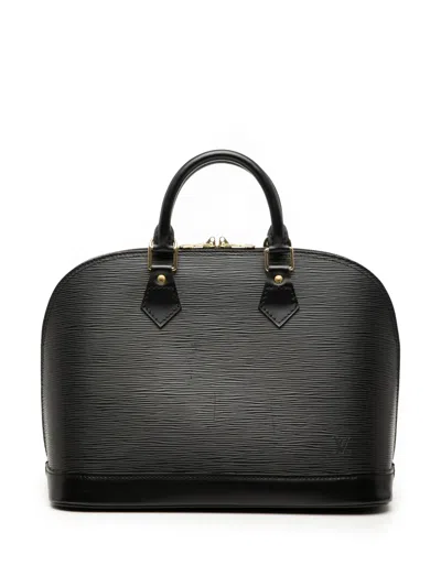 Pre-owned Louis Vuitton 1997 Epi Alma Pm Handbag In Black