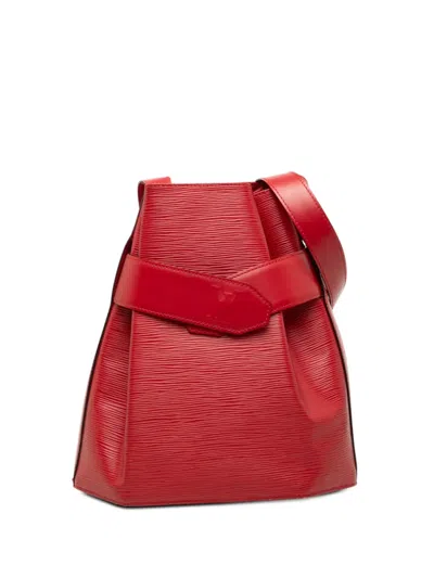 Pre-owned Louis Vuitton 1997 Epi Sac D Epaule Pm Bucket Bag In Red