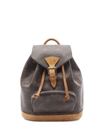 Pre-owned Louis Vuitton 1997 Mini Monster Backpack In Brown