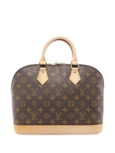 Pre-owned Louis Vuitton 1997 Monogram Alma Pm Handbag In Brown