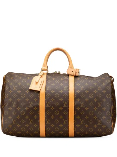 Pre-owned Louis Vuitton 1997 Monogram Keepall 50 Travel Bag