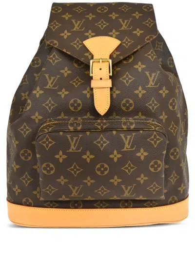 Pre-owned Louis Vuitton 1997 Monogram Montsouris Large Backpack