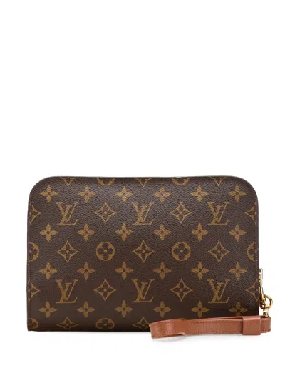 Pre-owned Louis Vuitton 1997 Monogram Orsay Clutch Bag