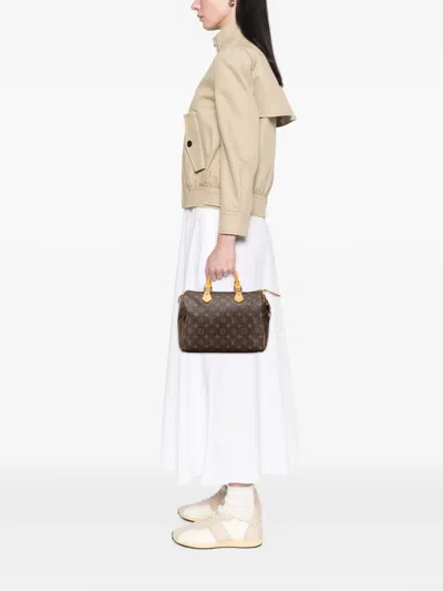 Pre-owned Louis Vuitton 1997 Monogram Speedy 30 Boston Bag In Brown