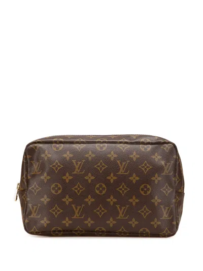 Pre-owned Louis Vuitton 1997 Monogram Trousse Toilette 28 Clutch Bag