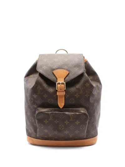 Pre-owned Louis Vuitton 1997 Montsouris Gm Backpack