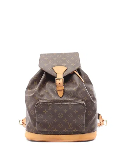 Pre-owned Louis Vuitton 1997 Montsouris Gm Backpack