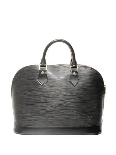 Pre-owned Louis Vuitton 1997 Pm Alma Épi Tote Bag In Black