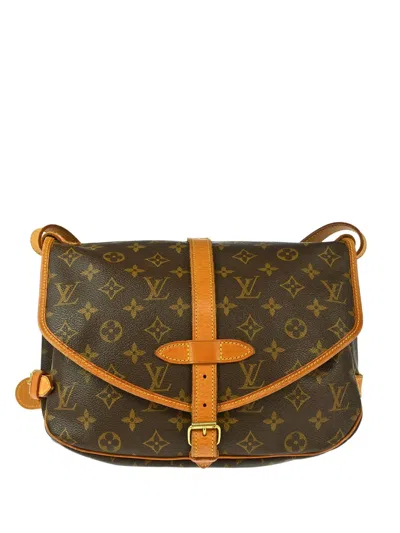 Pre-owned Louis Vuitton 1997 Saumur 30 Shoulder Bag In Brown
