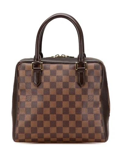 Pre-owned Louis Vuitton 1998 Damier Ebene Brera Handbag