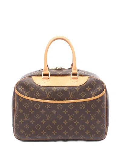 Pre-owned Louis Vuitton 1998 Deauville Handbag In Brown