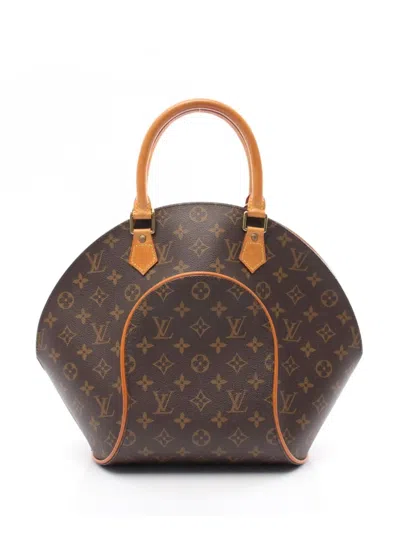 Pre-owned Louis Vuitton 1998 Ellipse Mm Tote Bag In Brown
