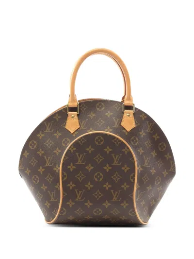 Pre-owned Louis Vuitton 1998 Ellipse Mm Tote Bag In Brown