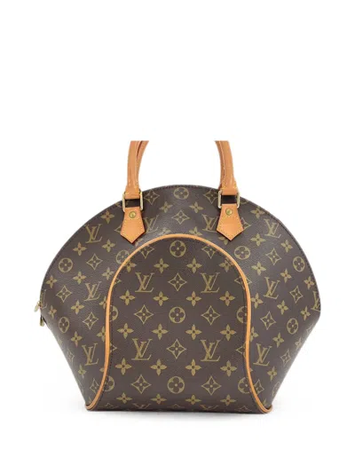 Pre-owned Louis Vuitton 1998 Ellipse Mm Tote Bag In Brown