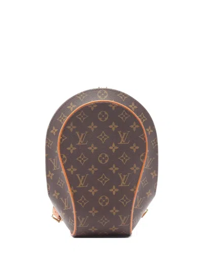 Pre-owned Louis Vuitton 1998 Ellipse Sac Ad Monogram Backpack In Brown