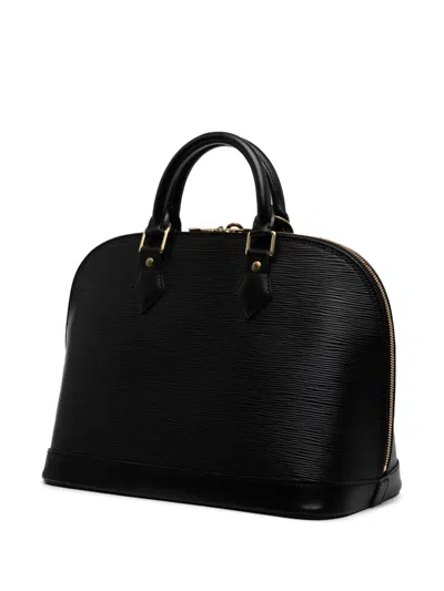 Pre-owned Louis Vuitton 1998 Epi Alma Pm Handbag In Black