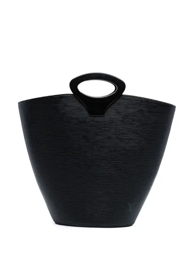 Pre-owned Louis Vuitton 1998 Epi Noctambule Tote Bag In Black
