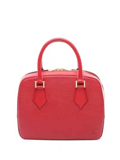 Pre-owned Louis Vuitton 1998 Epi Sablons Handbag In Red