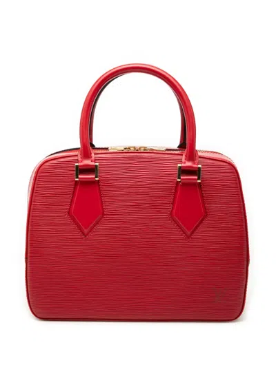 Pre-owned Louis Vuitton 1998 Epi Sablons Handbag In Red