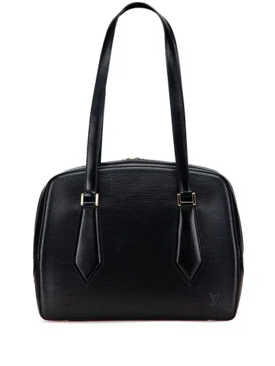 Pre-owned Louis Vuitton 1998 Epi Voltaire Shoulder Bag In Black