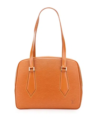 Pre-owned Louis Vuitton 1998 Epi Voltaire Shoulder Bag In Brown