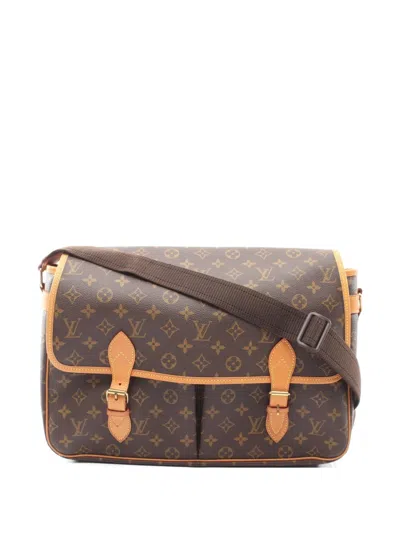 Pre-owned Louis Vuitton 1998 Gibeciere Gm Messenger Bag In Brown