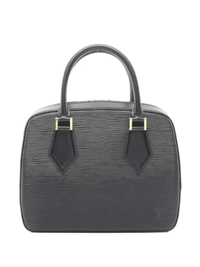 Pre-owned Louis Vuitton 1998 Leather Tote Bag In Black