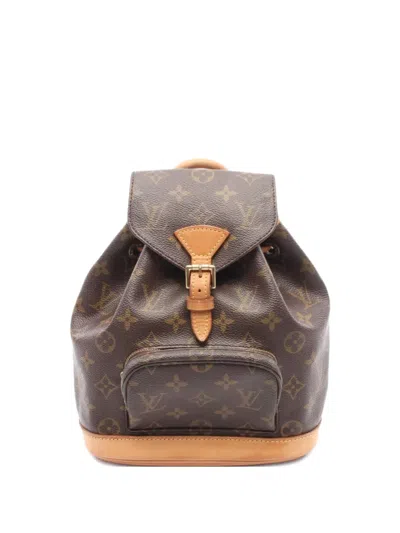 Pre-owned Louis Vuitton 1998 Mini Montsouris Monogram Backpack