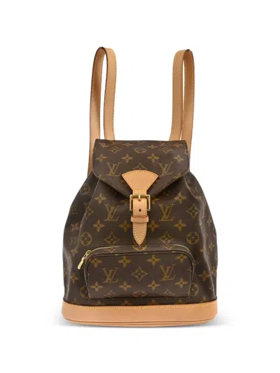 Pre-owned Louis Vuitton 1998 Monogram Backpack In Brown