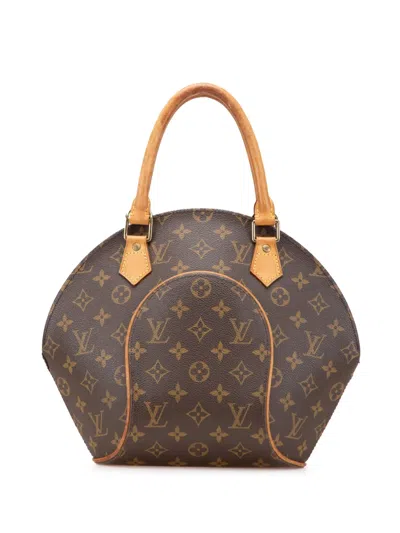 Pre-owned Louis Vuitton 1998 Monogram Ellipse Pm Handbag In Brown