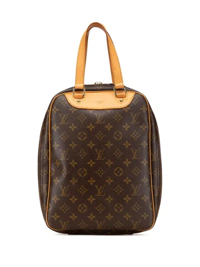 Pre-owned Louis Vuitton 1998 Monogram Excursion Handbag In Brown
