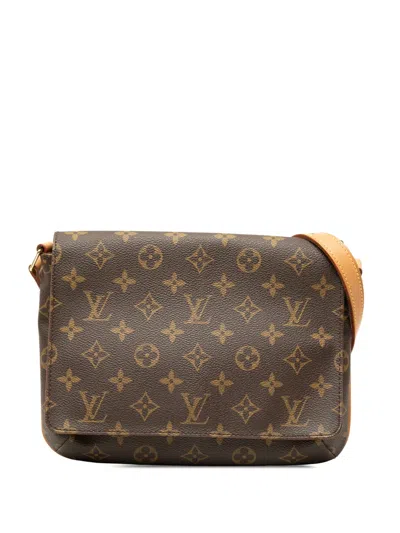 Pre-owned Louis Vuitton 1998 Monogram Musette Tango Short Strap Shoulder Bag