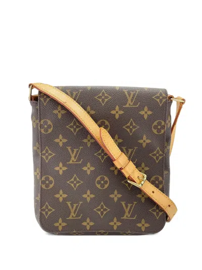 Louis Vuitton 1998 Monogram Shoulder Bag In Brown