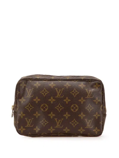 Pre-owned Louis Vuitton 1998 Monogram Trousse Toilette 23 Clutch Bag