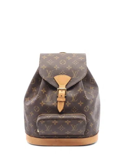 Pre-owned Louis Vuitton 1998 Montsouris Mm Backpack