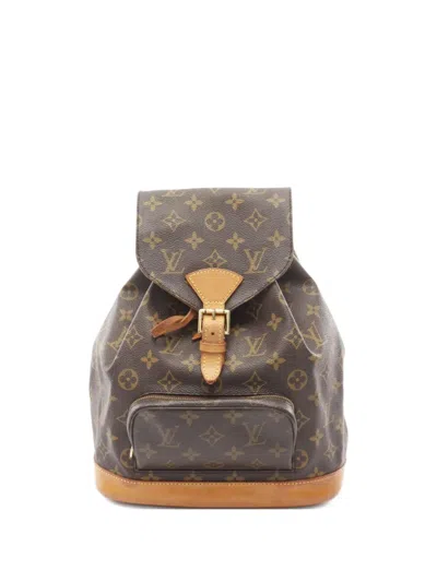 Pre-owned Louis Vuitton 1998 Montsouris Mm Monogram Backpack