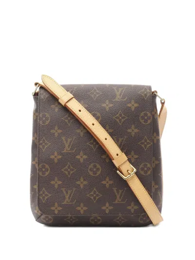 Pre-owned Louis Vuitton 1998 Musette Salsa Monogram Shoulder Bag In Brown