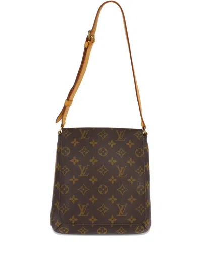 Pre-owned Louis Vuitton 1998 Musette Salsa Shoulder Bag In Brown