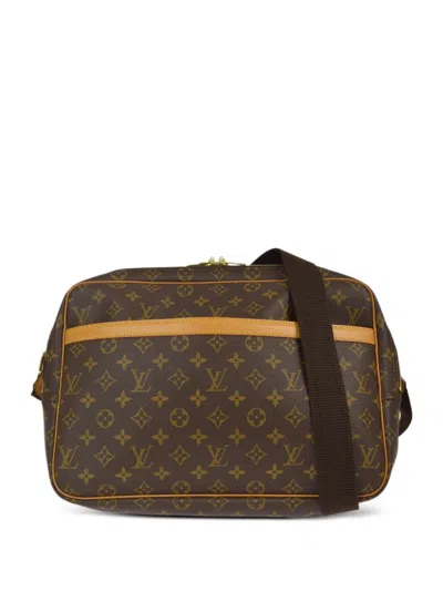 Pre-owned Louis Vuitton 1998 Reporter Gm Shoulder Bag In 褐色