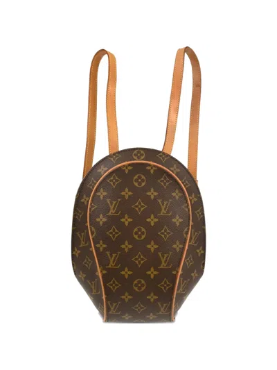 Pre-owned Louis Vuitton 1998 Sac A Dos Ellipse Backpack In Brown