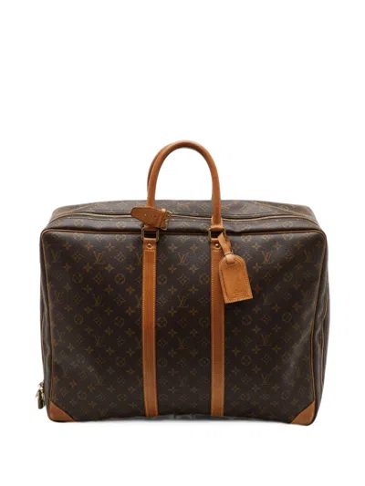 Louis Vuitton 1998 Sirius Monogram Suitcase In Brown